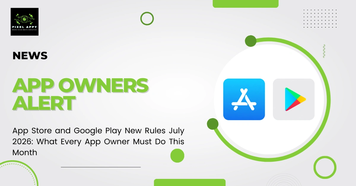 App store update notice illustrating how mobile applications receive policy changes