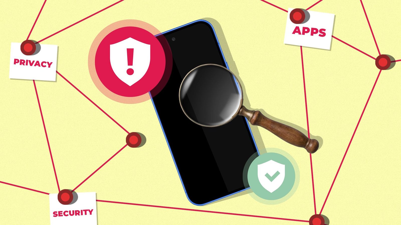 Streaming application privacy audit screen showing app permissions and data access controls