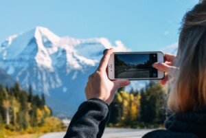 Travel destination viewed on a streaming device