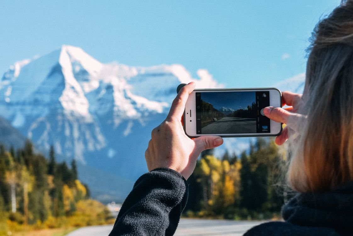 Travel destination viewed on a streaming device