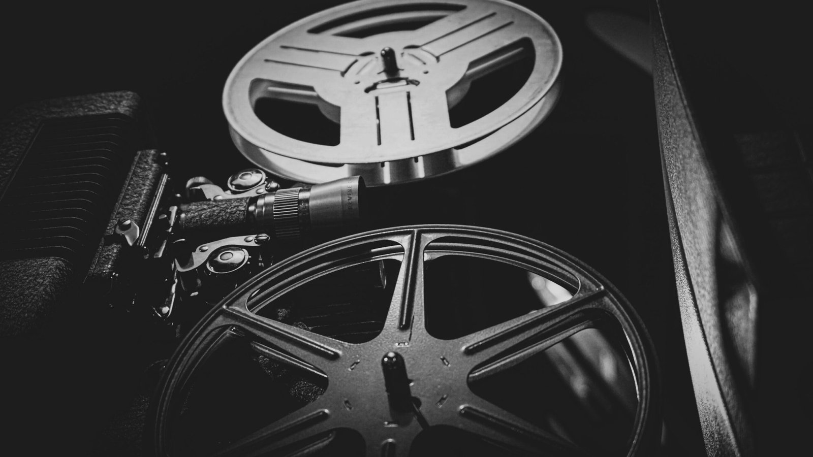 Film reel representing movies and entertainment streaming